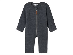 Name It køredragt ombre blå merinould